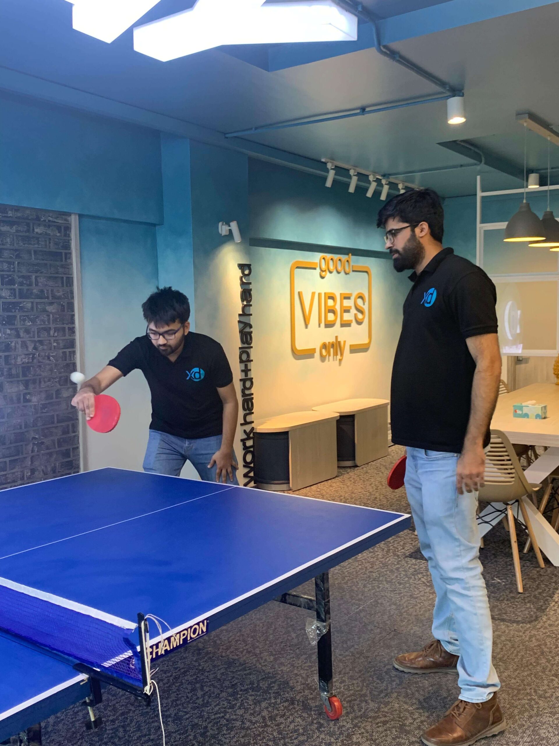 Team session at XD